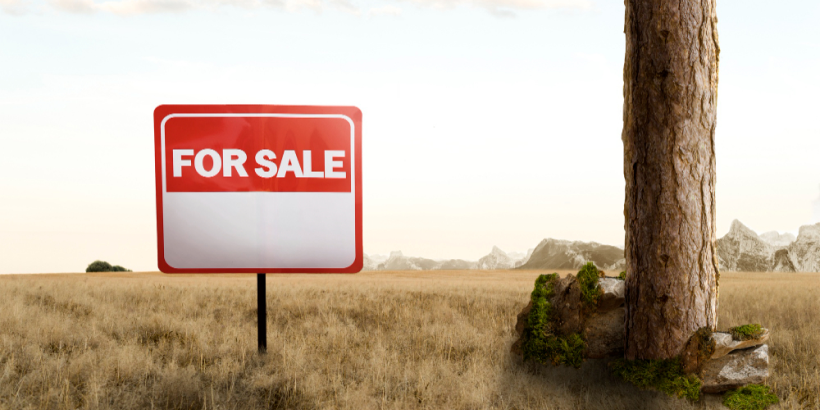 What is the reason for selling the land