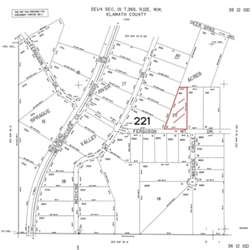 3.02 Acres, Small Land For Sale Chiloquin Oregon