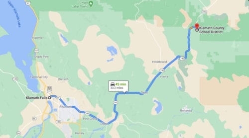 2.3 Acres, Raw Vacant Mapping Land in Bonanza Oregon